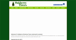 Desktop Screenshot of oakberrytrees.co.uk