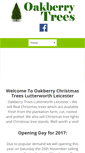 Mobile Screenshot of oakberrytrees.co.uk